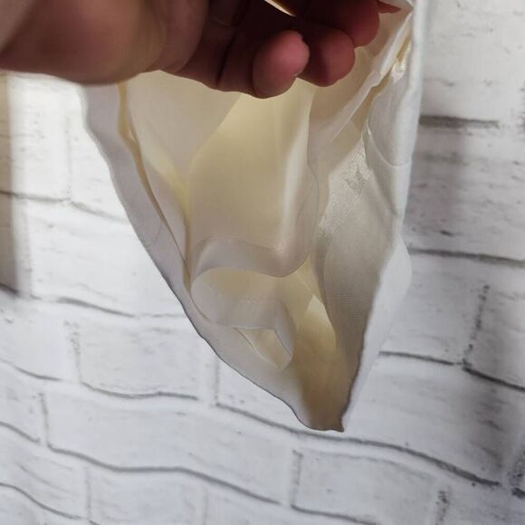 Ann Taylor LOFT Womens White Wide Leg High Waist Lined Linen Pants Size 8P - Picture 6 of 15